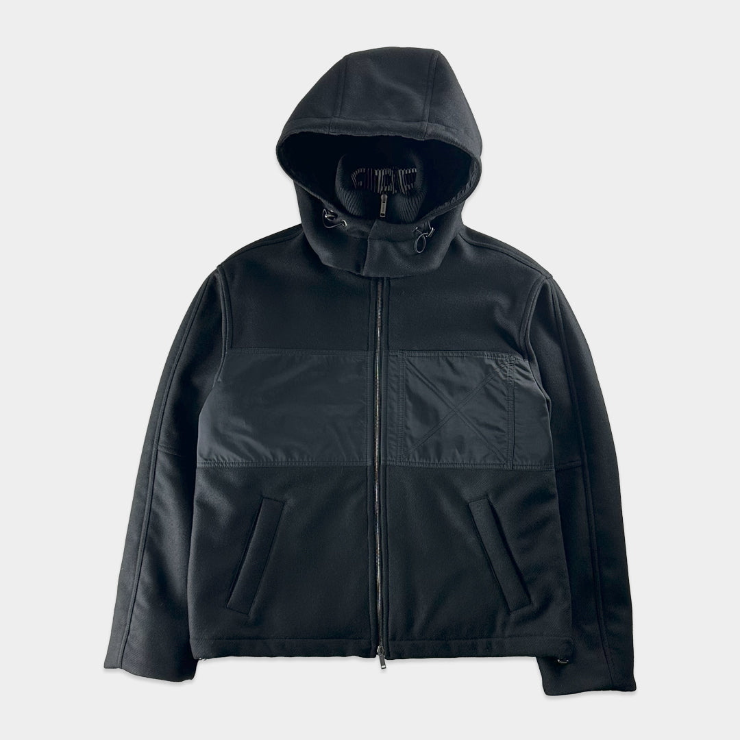 ICEBERG【メンズ/ボンバージャケット/フーディ/フード/ロゴ/ジェンダー