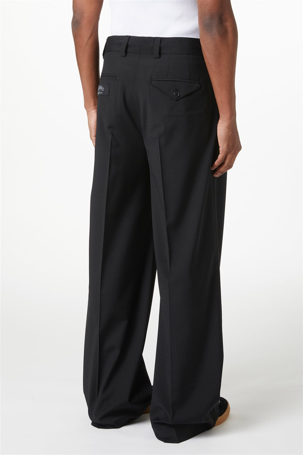 ICEBERG【メンズ/ウール/トレンドスラックス/ワイドシルエット】ワイドスラックス BH0308-12