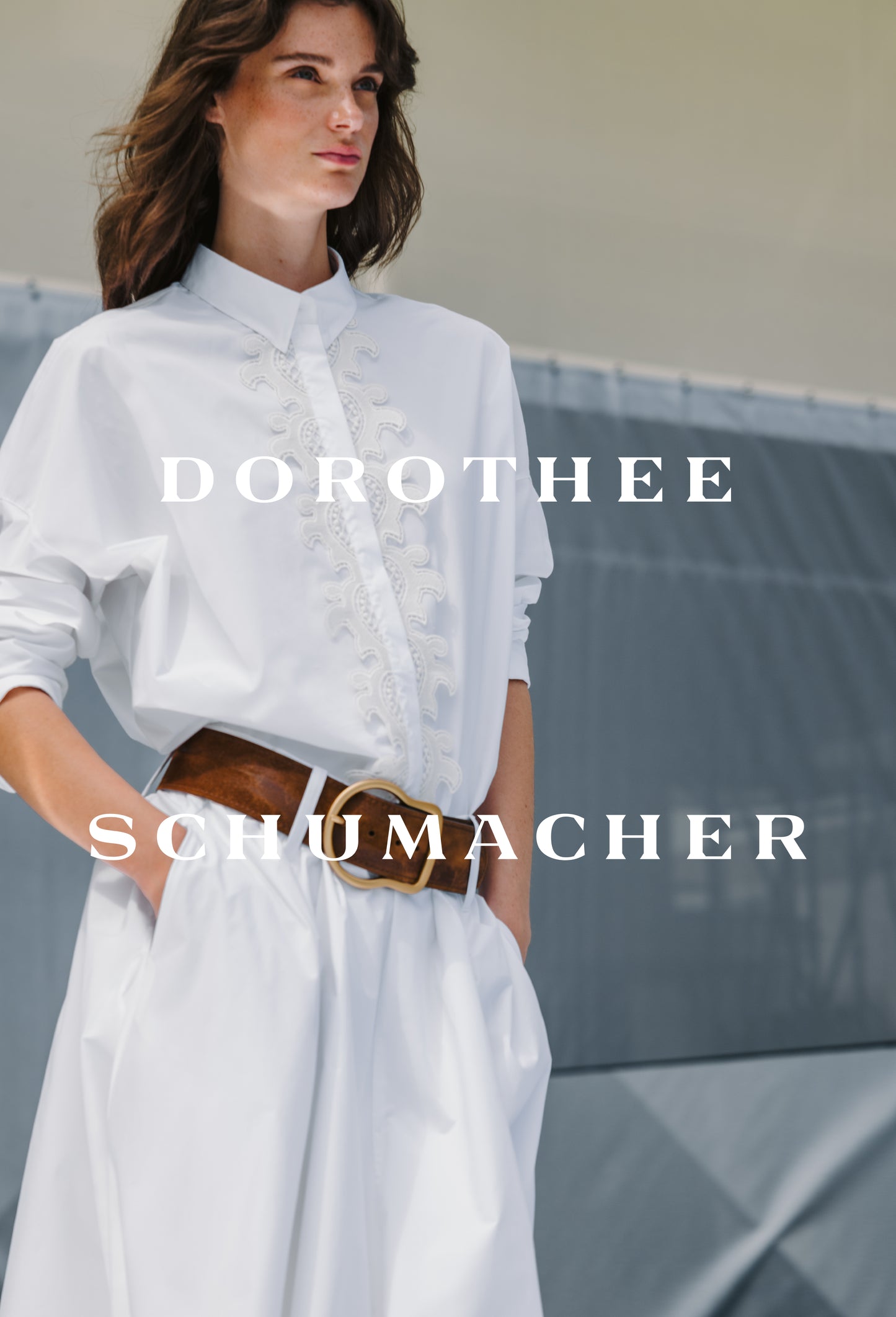 【PICK UP!】DOROTHEE SCHUMACHER【ミドルスリーブ/エンブロイダリー】 ブラウス GG5607-38