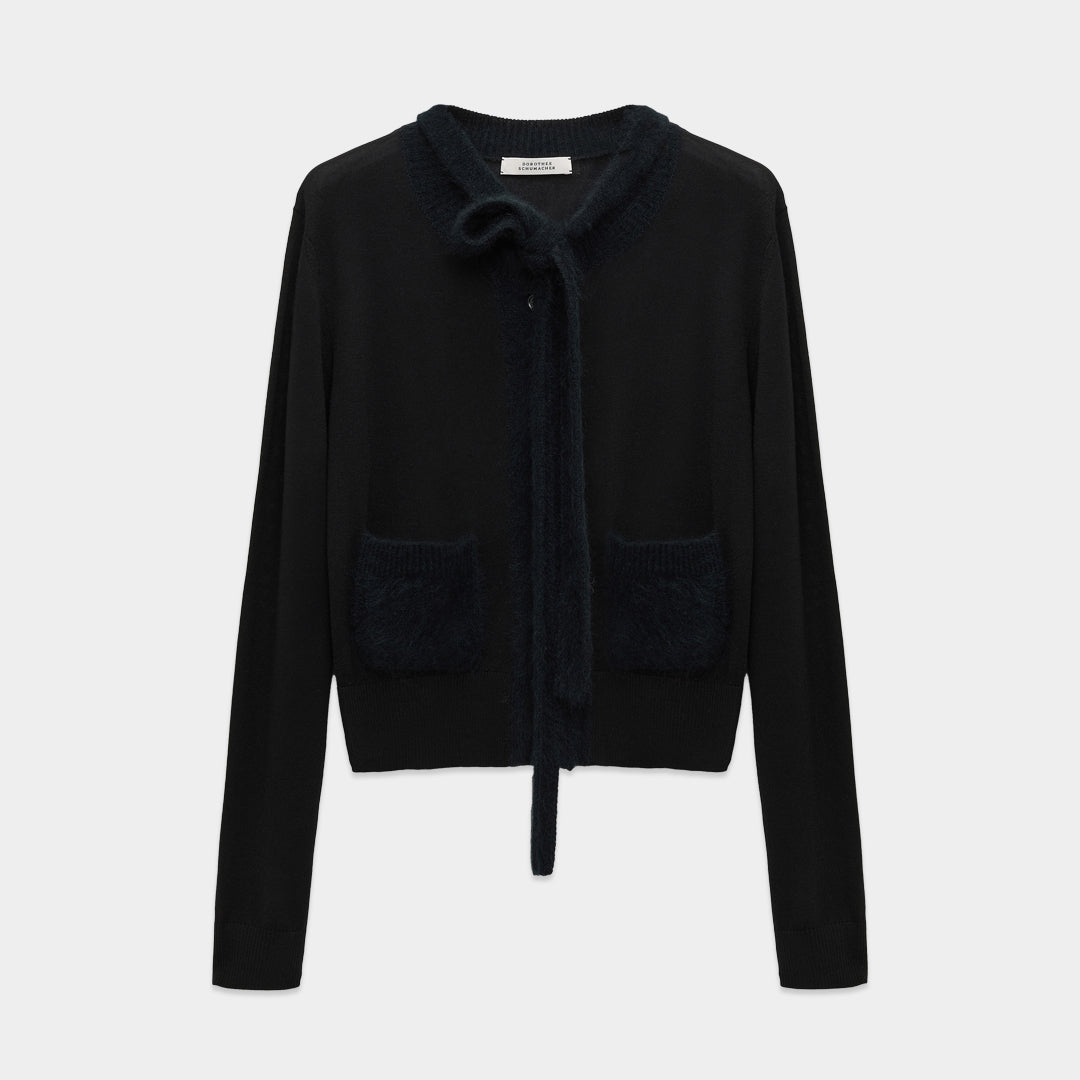 DOROTHEE SCHUMACHER【ボウタイ/フォーマル/ブラック/メリノウール100