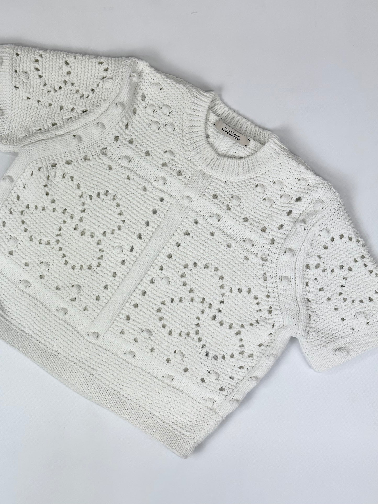 【PICK UP!】DOROTHEE SCHUMACHER 【コットン/サマーニット/デザイン/キュート】プルオーバー GG5723-08