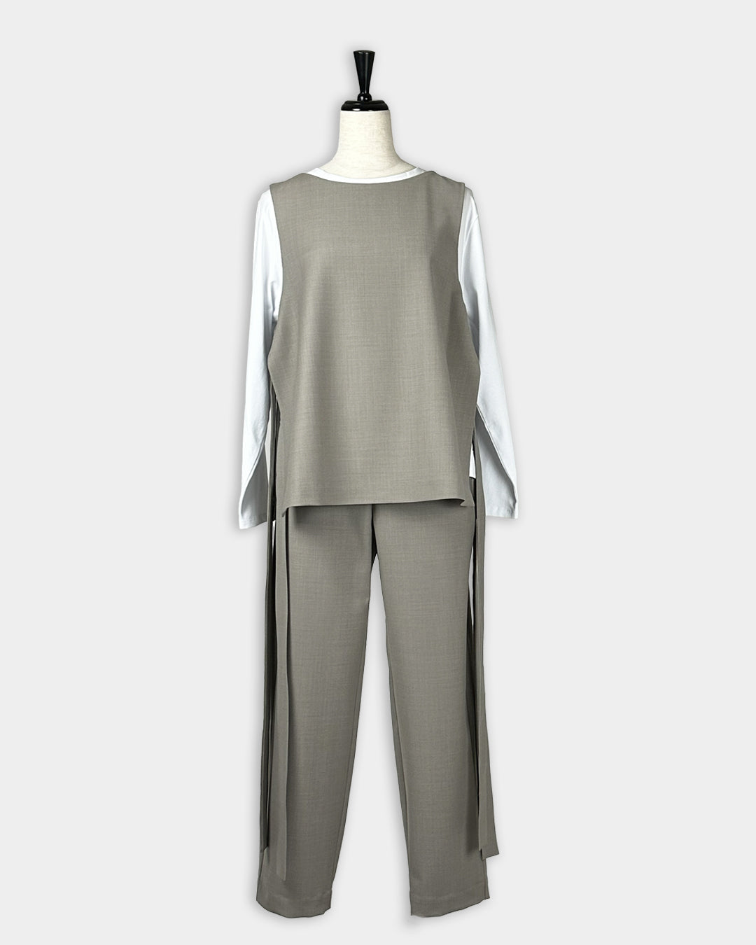 rialto48【ウール/ストレッチ/レイヤードスタイル/サイドリボン/ベスト】レイヤードベスト RH0212-06