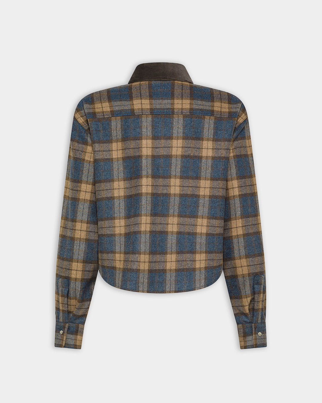 19.70 【人気】【チェックシャツジャケット/タータンチェック/カントリー/コーデュロイ/ウール】カントリーチェックジャケット TH0201-05