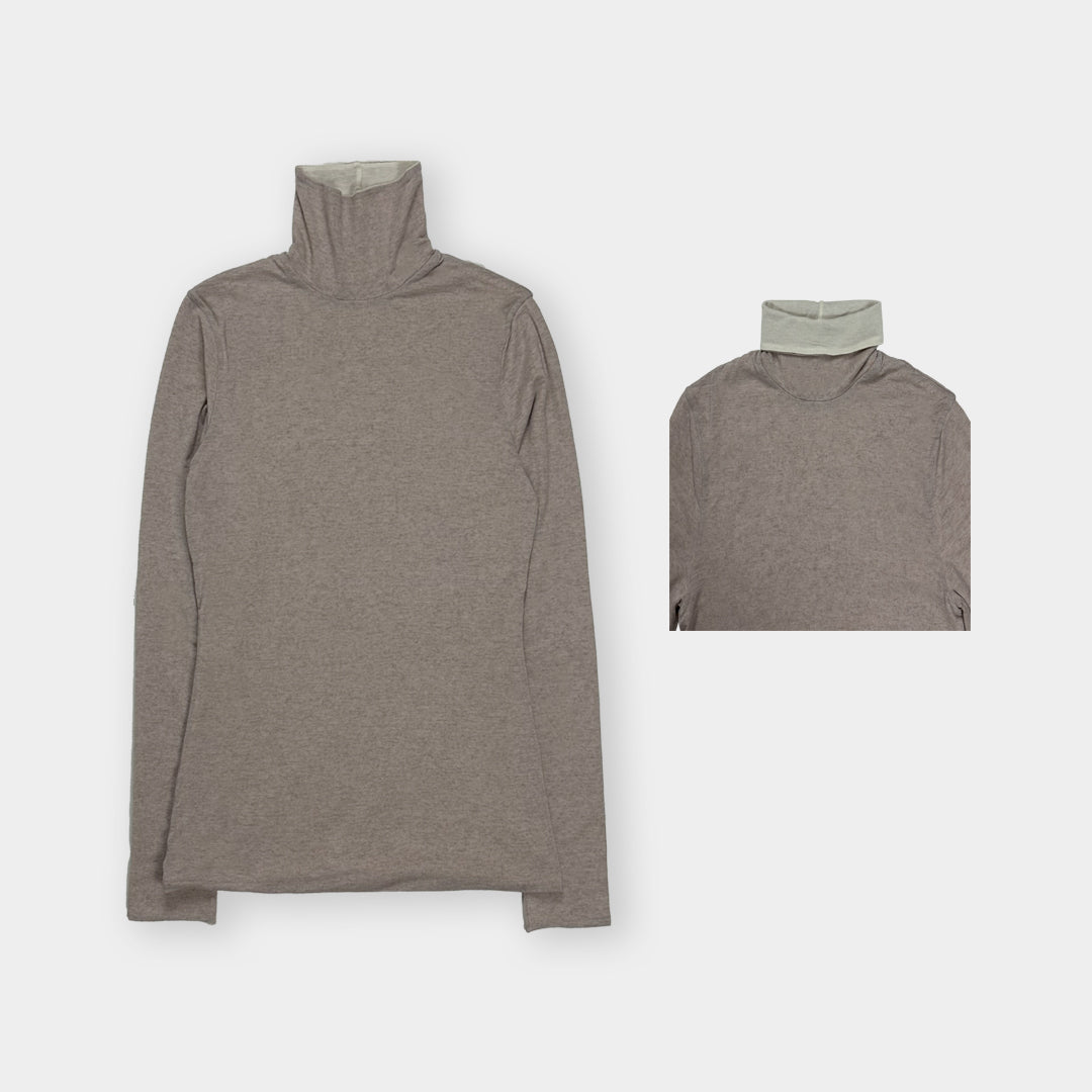 PUROTATTO【リバーシブル/カシミヤ/レーヨン/インナー】フルイドカットソー UH0838-14