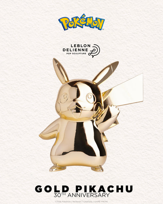 【LEBLON DELIENNE】【5月入荷決定！】ポケモン30周年記念GOLDピカチュウ⚡️ピカピカー！！