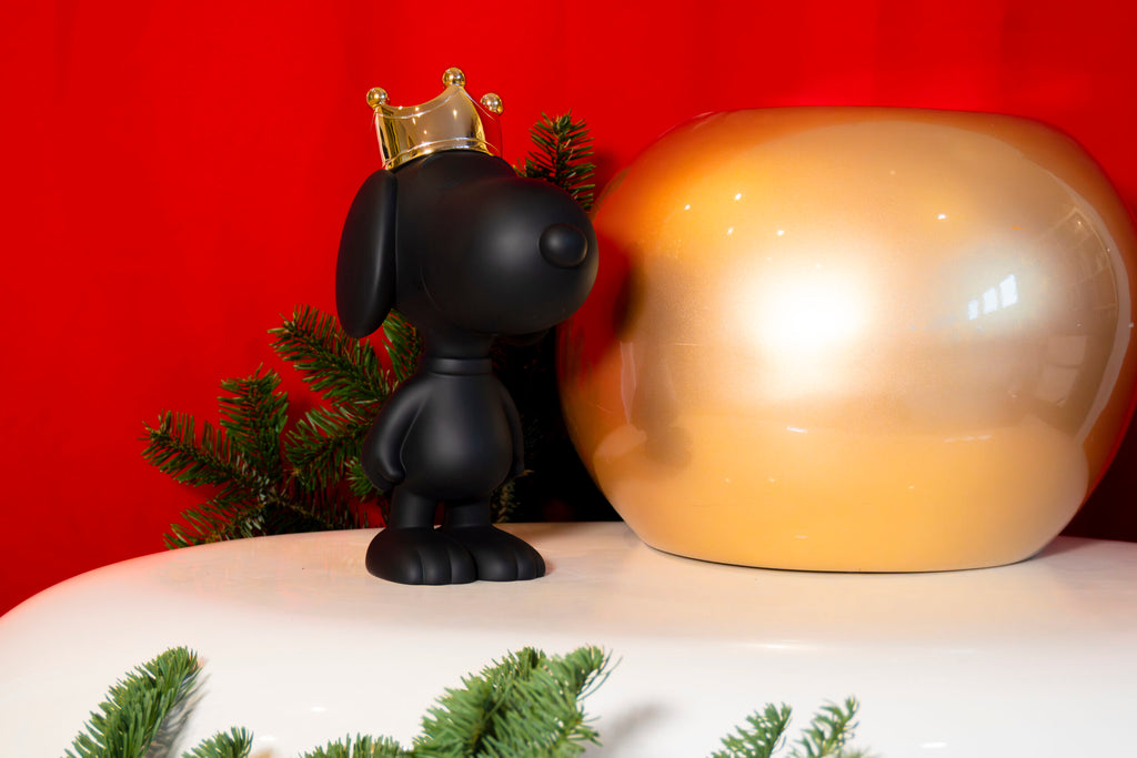 LEBLON DELIENNE ルブロンデリエンヌ【SnoopyCrownBLACK/マットブラック×クロームゴールド/スヌーピークラウン/Peanuts/ピーナッツ/Small31センチ】 LHSSCB-31