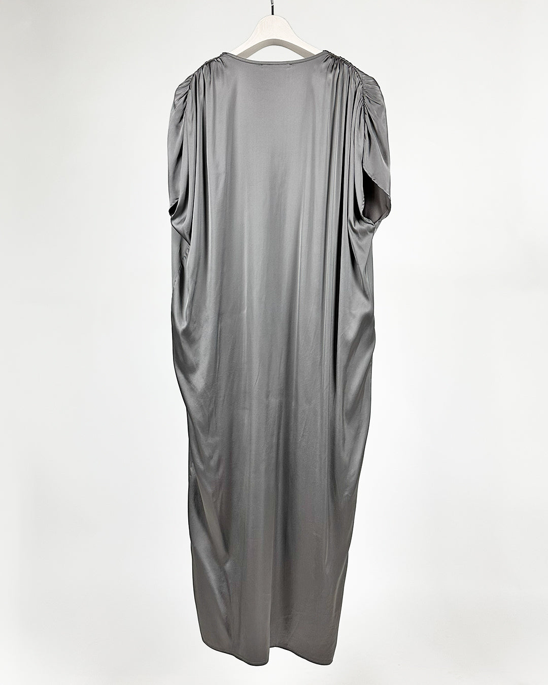 Kangra【オケージョン/ドレープ/ロング/Iライン/オン・オフ】Vネックワンピース KE0505-12