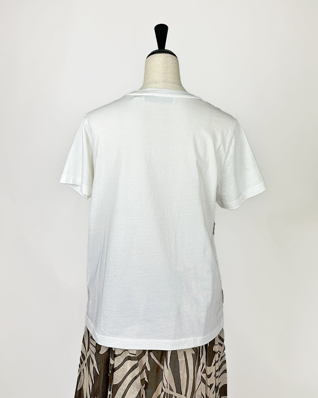 19.70【コットン/天然素材/ビジュー】Tシャツ TG0810-47