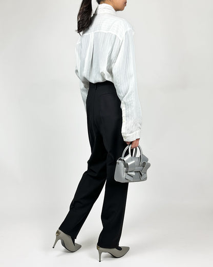 DOROTHEE SCHUMACHER【オケージョン/シルク混/フリル/Iライン】ボウタイブラウス　GG5616-44