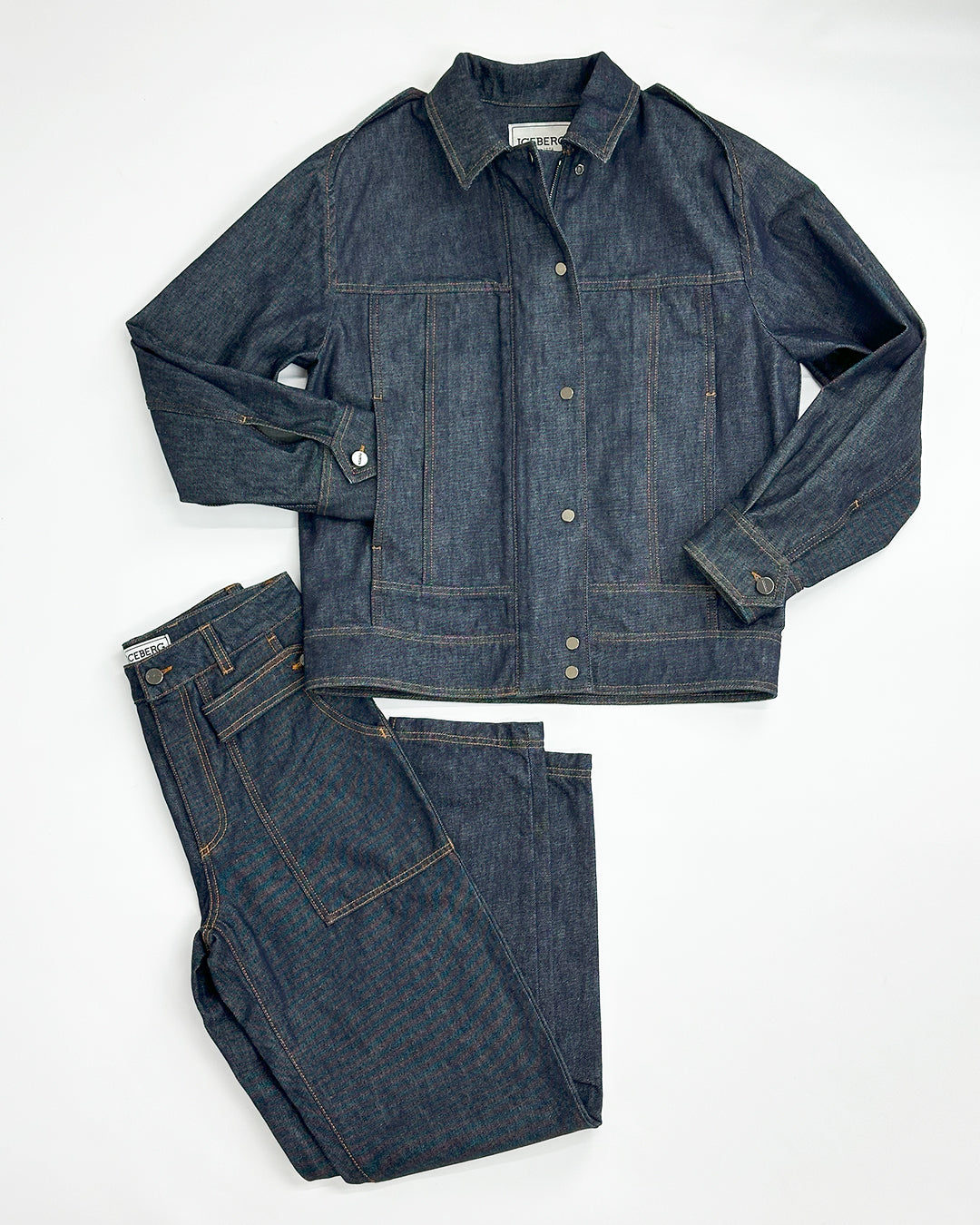 ICEBERG【デニム/ジーンズ/Gパン/セットアップ】ステッチデニム　IH0305-05