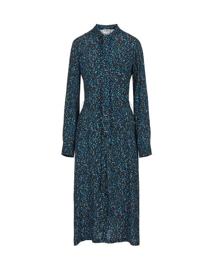 ICEBERG【雑誌掲載品/PICK UP!/レーヨン/リボン/ベルト】ベルト付きプリントワンピース　IH0507-17