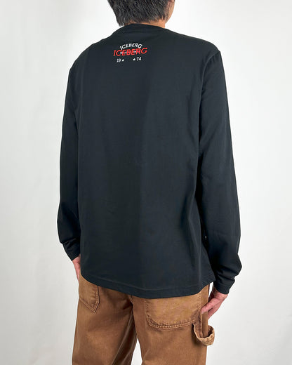 【雑誌掲載】【希少】ICEBERG【メンズ/ロゴ長袖T/バックシャン/レギュラーサイズ/受注受付】シンプルロゴロンT　BH0832-28