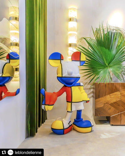 LEBLON DELIENNE【MickeyWWelcomeArt/ミッキーウェルカムアート/マルチカラー/Small30センチ】 LHDMWA-30