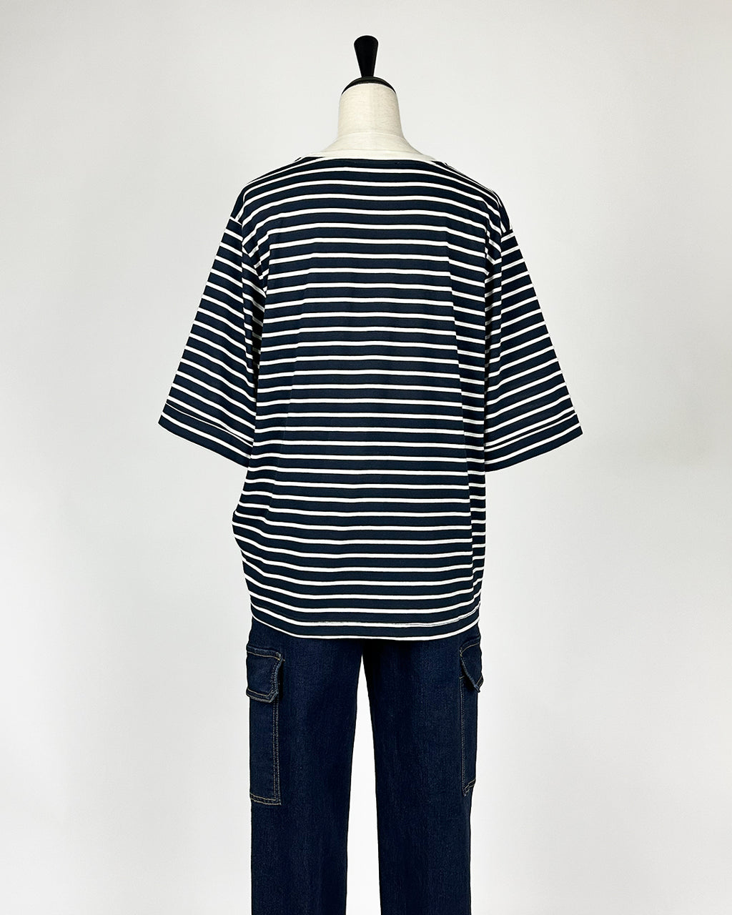 SEVENTY VENEZIA【コットン/ソフト/デザインヘム】ボーダーTシャツ　SI0818-87