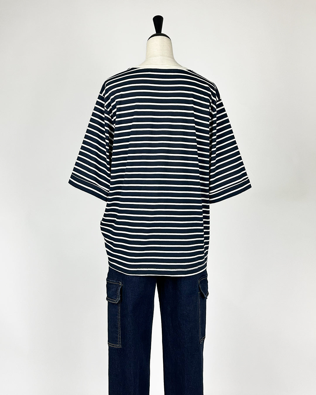 SEVENTY VENEZIA【コットン/ソフト/デザインヘム】ボーダーTシャツ　SI0818-87