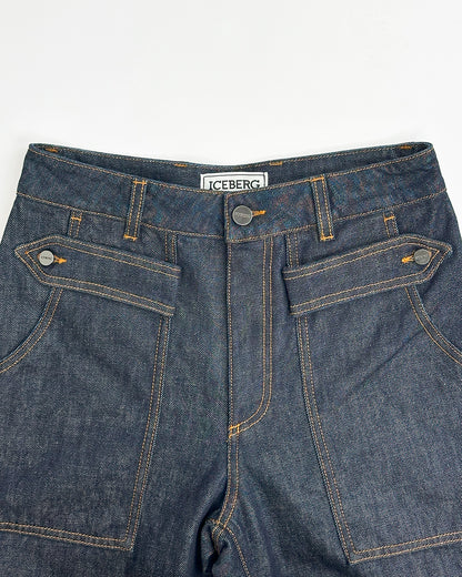 ICEBERG【デニム/ジーンズ/Gパン/セットアップ】ステッチデニム　IH0305-05