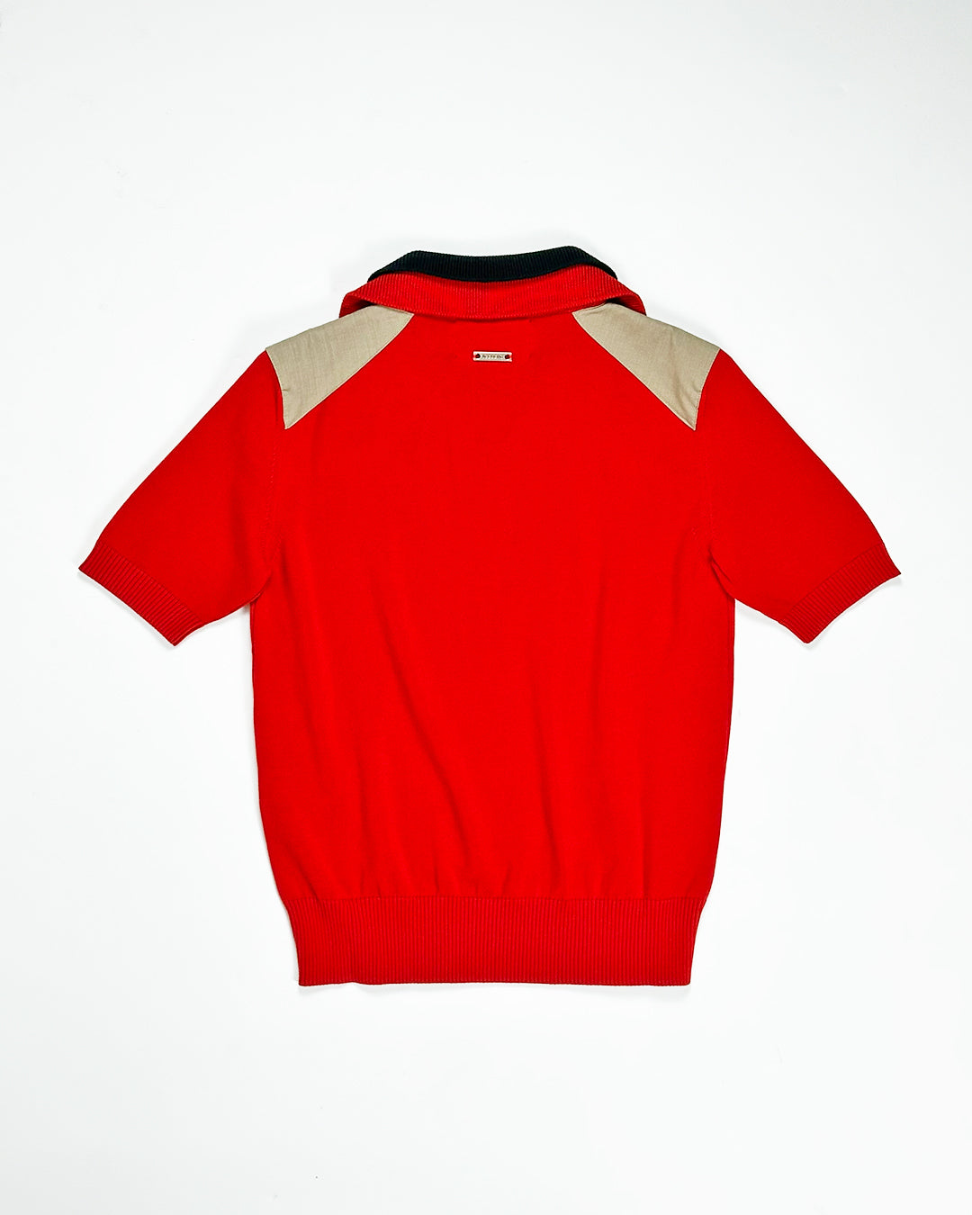 ICEBERG【ランウェイ/サマーニット/ロゴアイコン/コットン100％】ポロニット　II5700-05