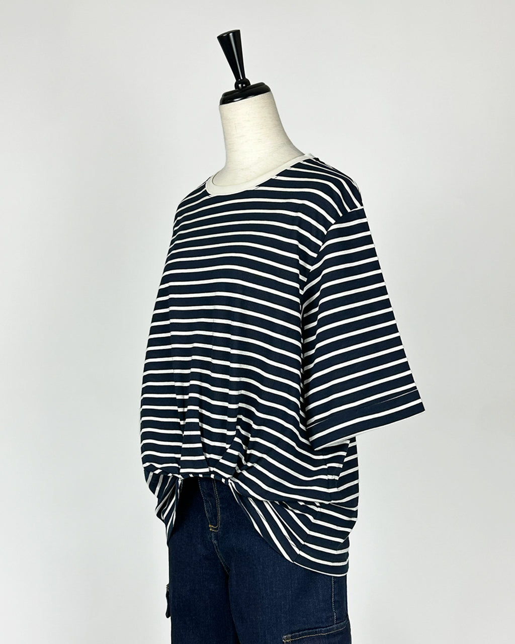 SEVENTY VENEZIA【コットン/ソフト/デザインヘム】ボーダーTシャツ　SI0818-87