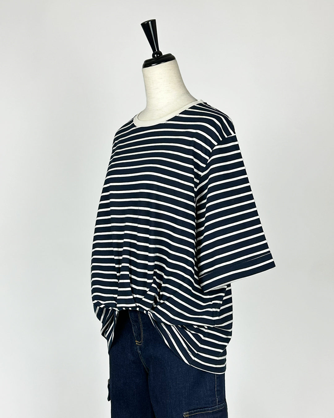 SEVENTY VENEZIA【コットン/ソフト/デザインヘム】ボーダーTシャツ　SI0818-87