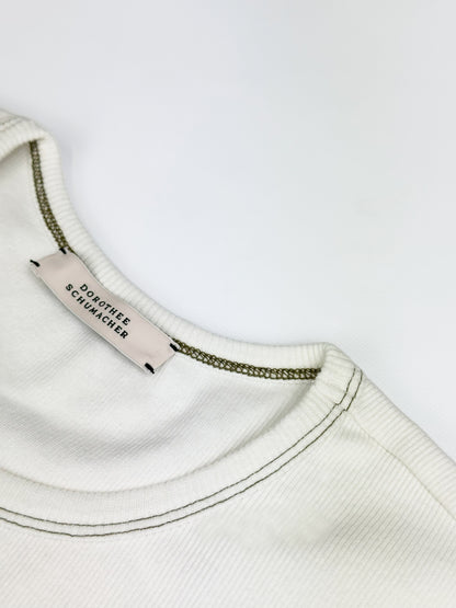 DOROTHEE SCHUMACHER【パイナップル/カットソー/Tシャツ/リブ/スパンコール】　カットソー　GE5804-40
