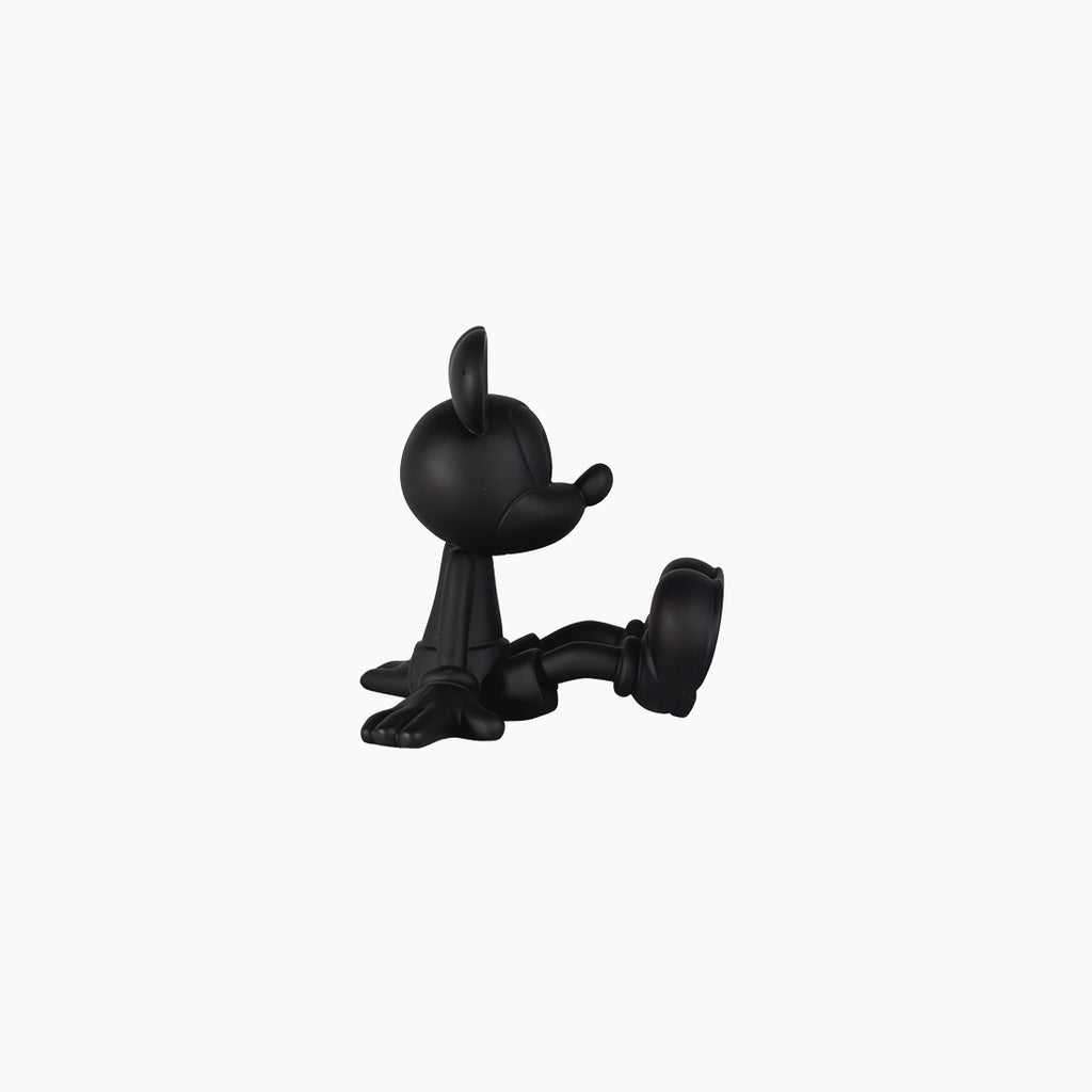 LEBLON DELIENNE【SittingMickey/シッティングミッキー/マットブラック/ExtraSmall12センチ】 LHDMSB-12