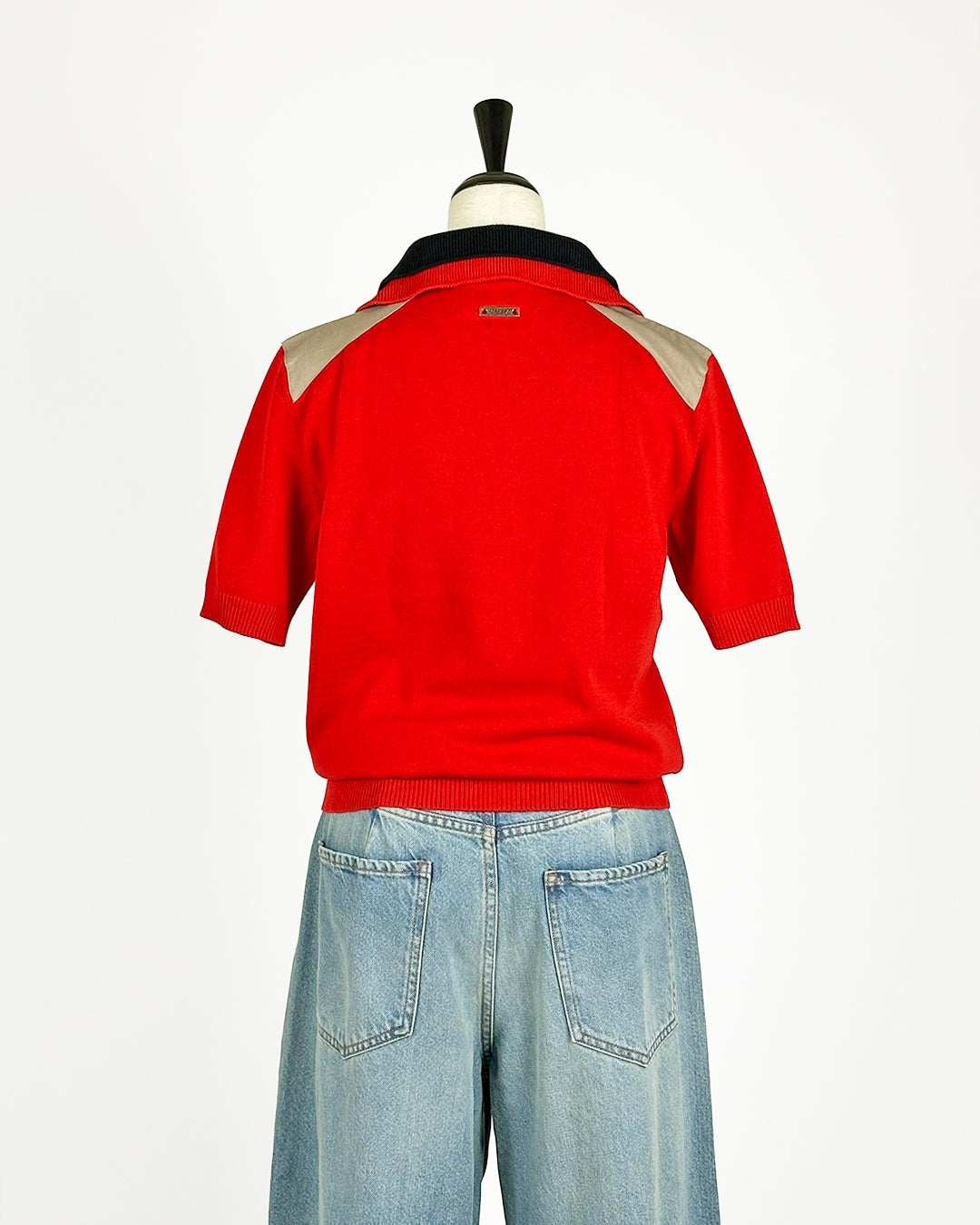 ICEBERG【ランウェイ/サマーニット/ロゴアイコン/コットン100％】ポロニット　II5700-05