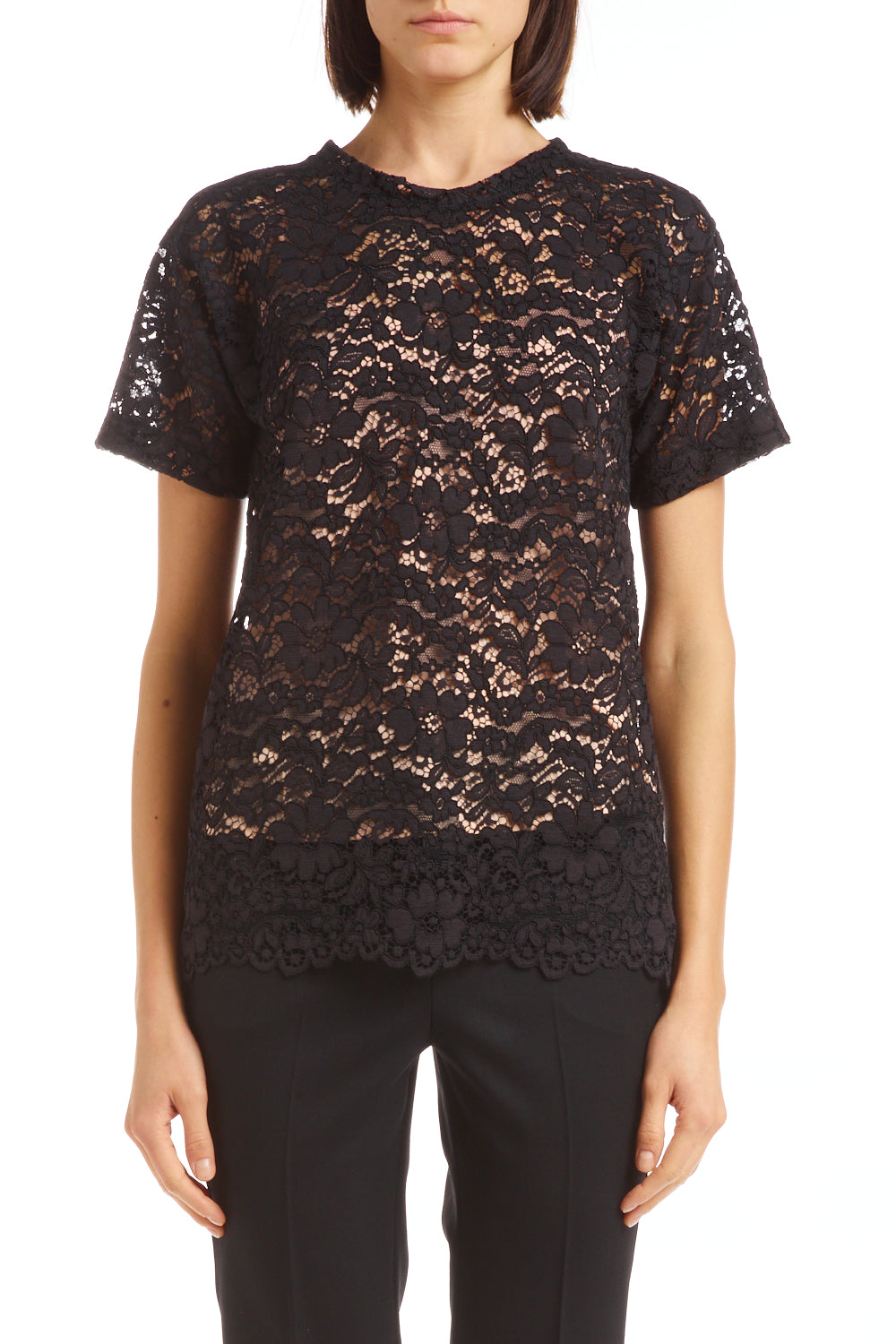 P.A.R.O.S.H.【プラスサイズ/シアーレース/チュニック/インナー付