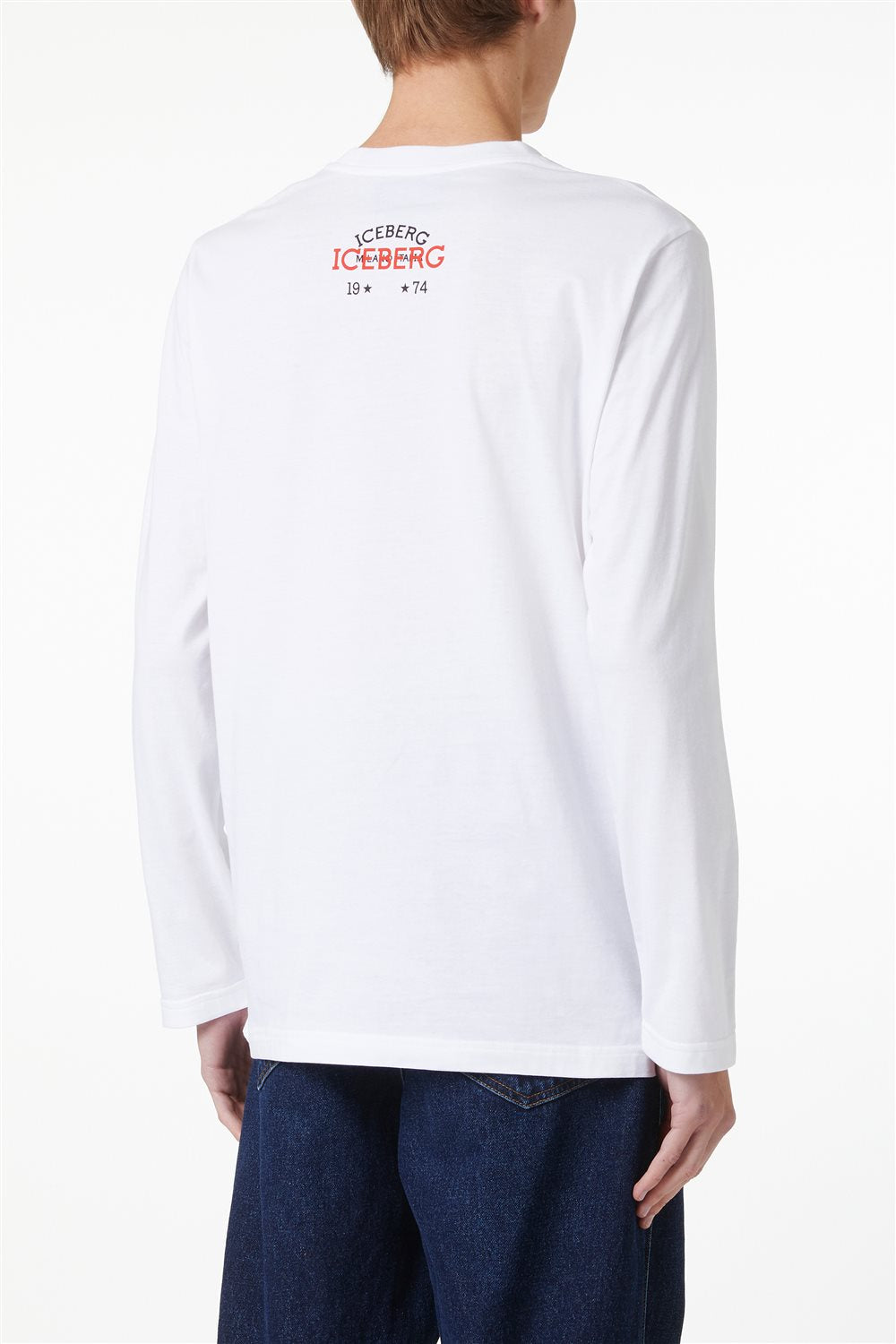 【雑誌掲載】【希少】ICEBERG【メンズ/ロゴ長袖T/バックシャン/レギュラーサイズ/受注受付】シンプルロゴロンT　BH0832-28