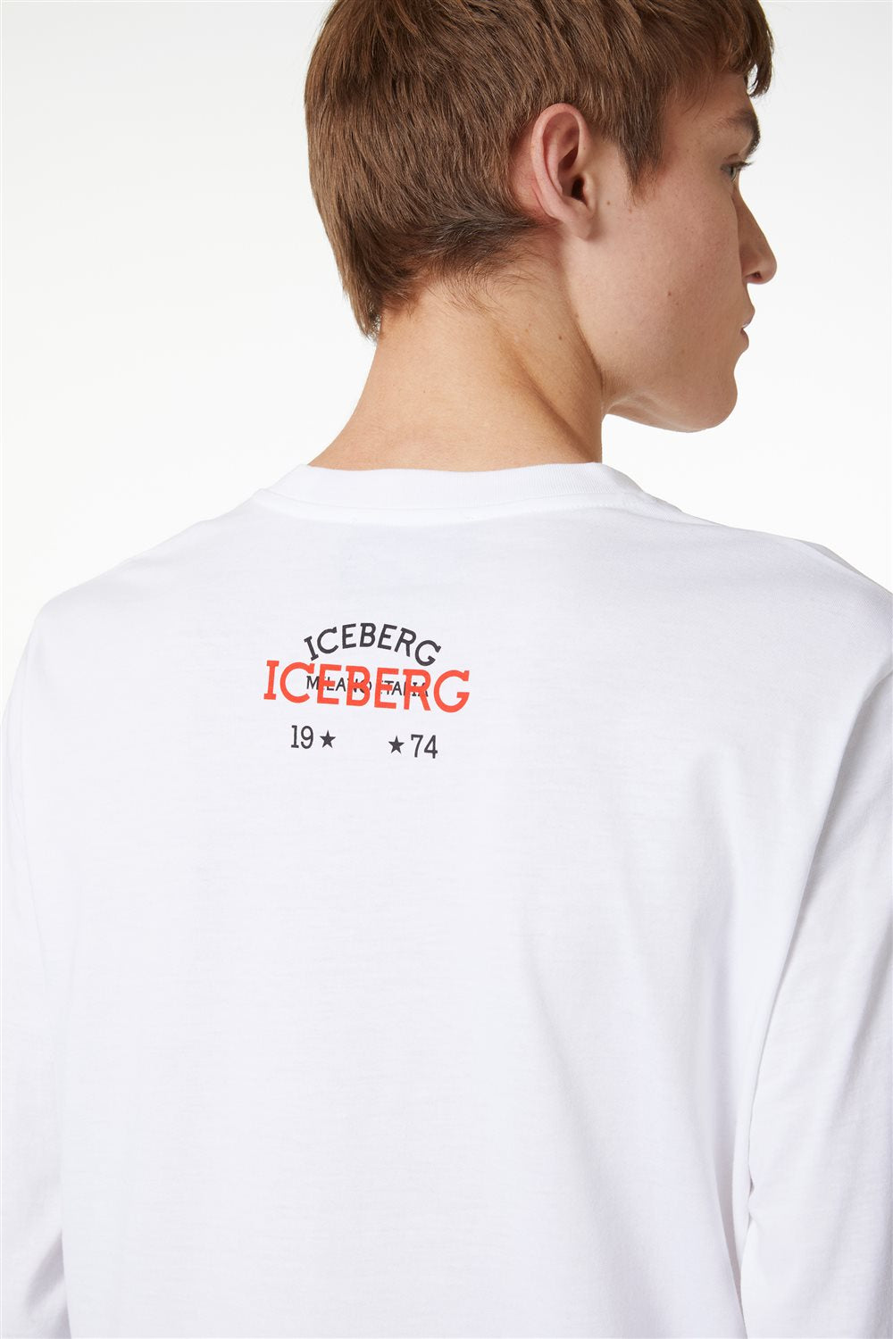 【雑誌掲載】【希少】ICEBERG【メンズ/ロゴ長袖T/バックシャン/レギュラーサイズ/受注受付】シンプルロゴロンT　BH0832-28