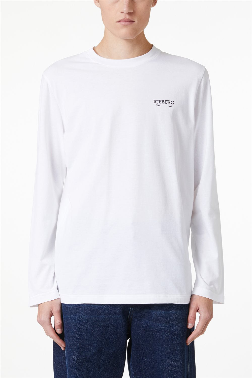 【雑誌掲載】【希少】ICEBERG【メンズ/ロゴ長袖T/バックシャン/レギュラーサイズ/受注受付】シンプルロゴロンT　BH0832-28