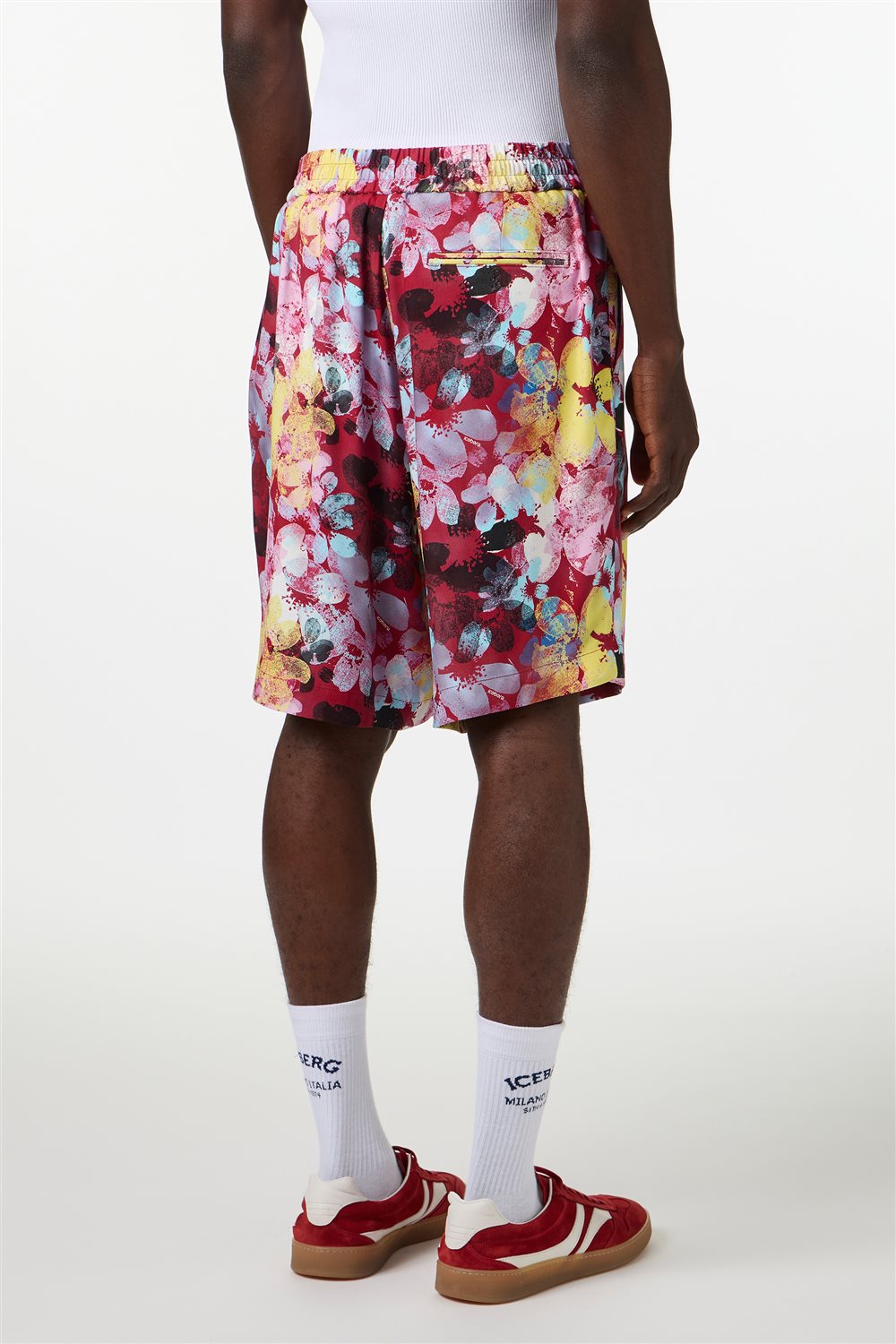 ICEBERG UOMO【メンズ/雑誌掲載/パンツ/ボタニカル/レーヨン】ボタニカルパンツ　BI0323-19