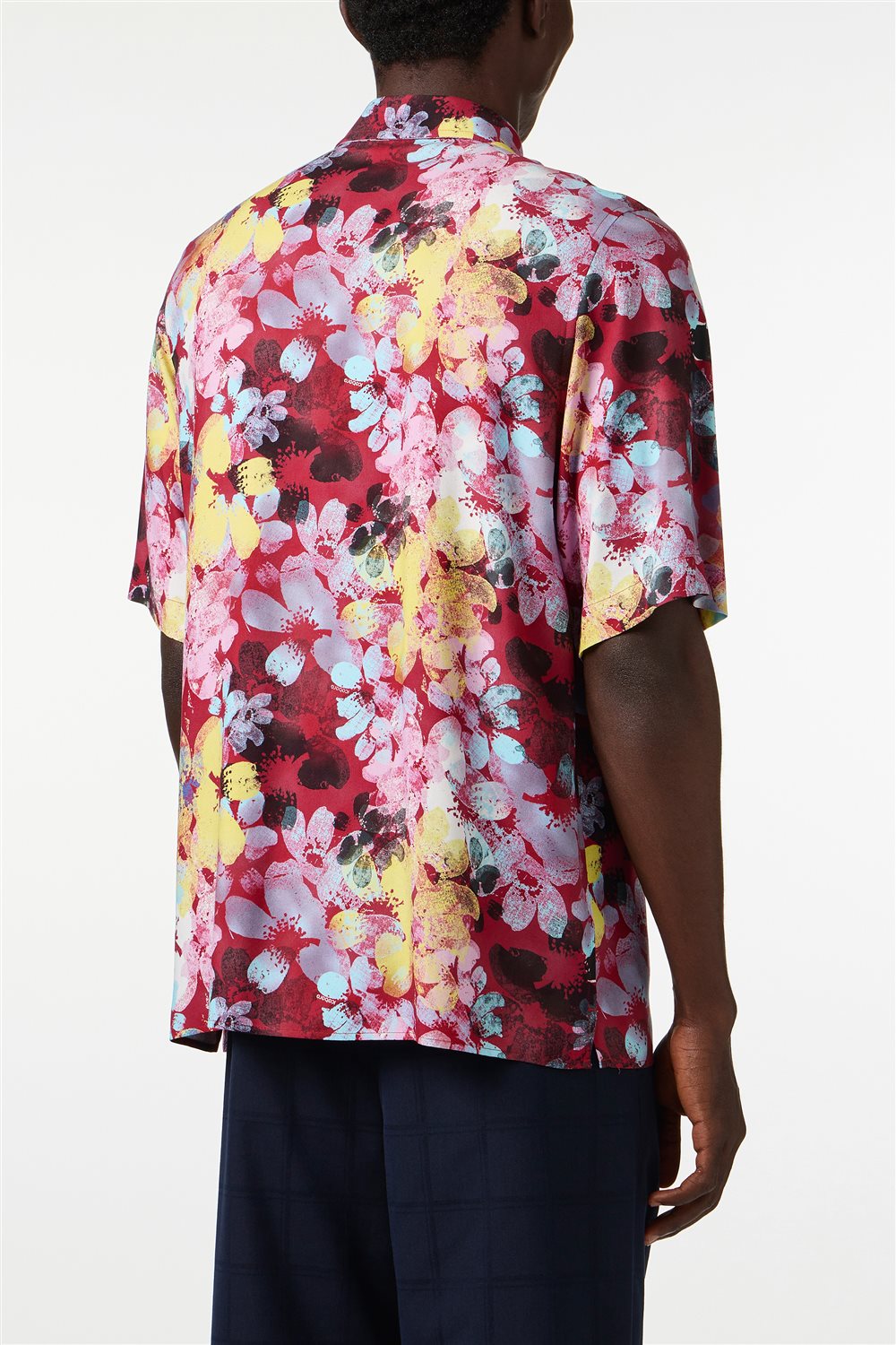 ICEBERG UOMO【メンズ/雑誌掲載/シャツ/ボタニカル/レーヨン】ボタニカルシャツ　BI0608-19