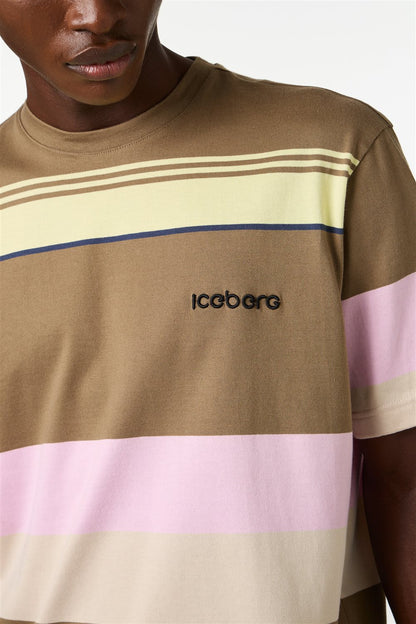 ICEBERG UOMO【メンズ/雑誌掲載/コットン/ロゴ】マルチボーターTシャツ　BI0834-31