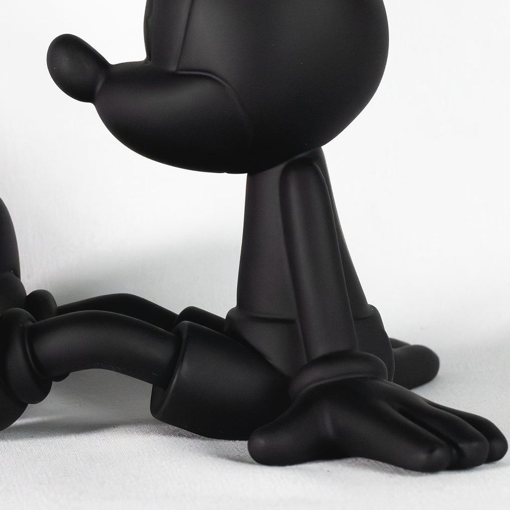 LEBLON DELIENNE【SittingMickey/シッティングミッキー/マットブラック/ExtraSmall12センチ】 LHDMSB-12