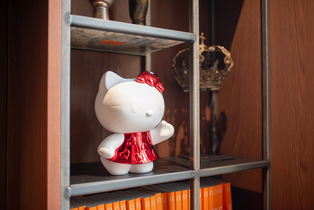 LEBLON DELIENNE ルブロン デリエンヌ【HelloKittyHeart♡White&Red/ハローキティ/グロッシーレッド/Small27センチ】 LHHKHW-27