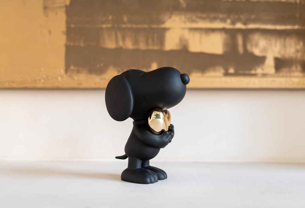 LEBLON DELIENNE ルブロンデリエンヌ【SnoopyHeart♡BLACK/マットブラック×クロームゴールド/スヌーピーハートブラック/ピーナッツ/Peanuts/Small27センチ】 LHSSHB-27