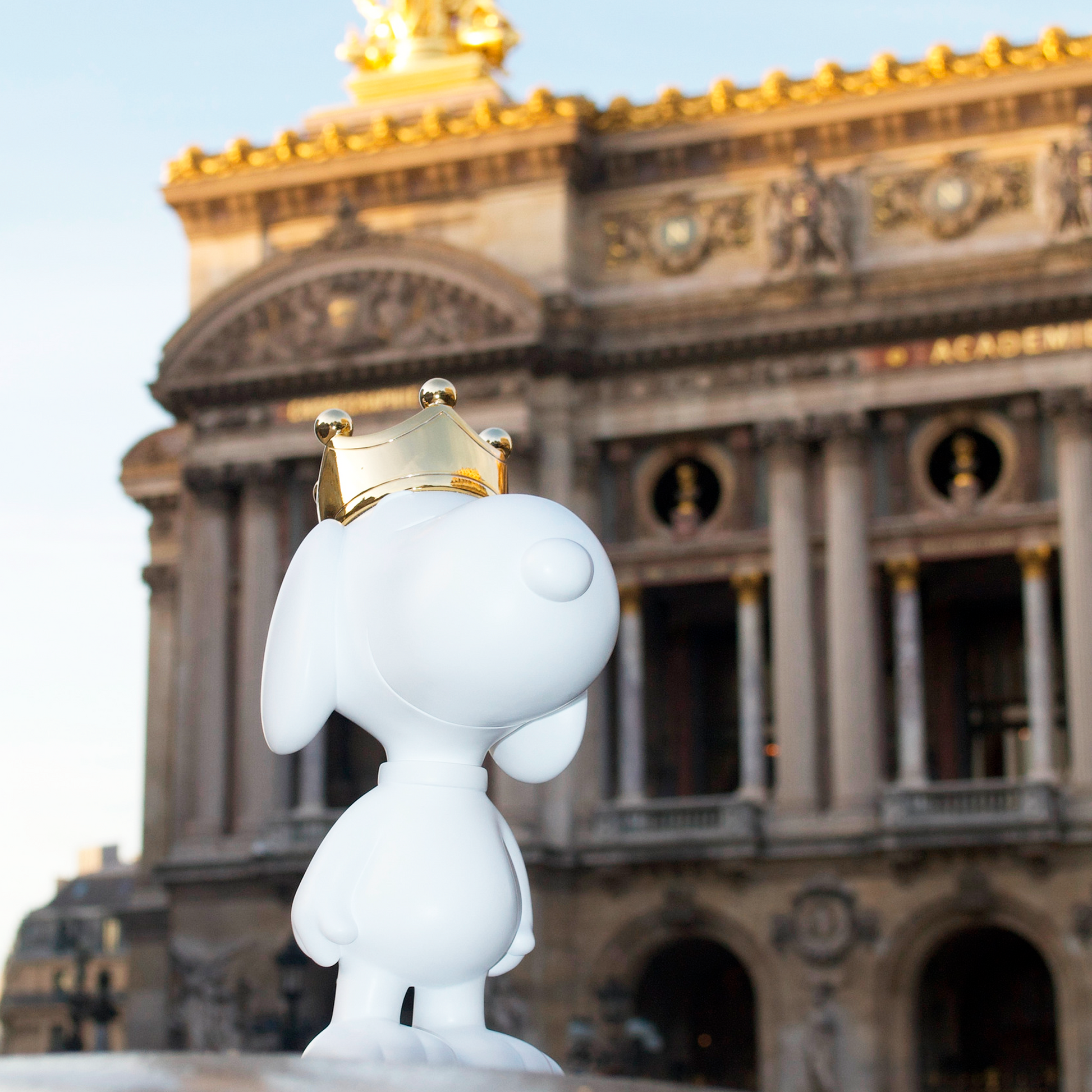 LEBLON DELIENNE ルブロンデリエンヌ【SnoopyCrownWHITE/マットホワイト×クロームゴールド/スヌーピークラウンホワイト/Peanuts/Small31センチ】 LHSSCW-31