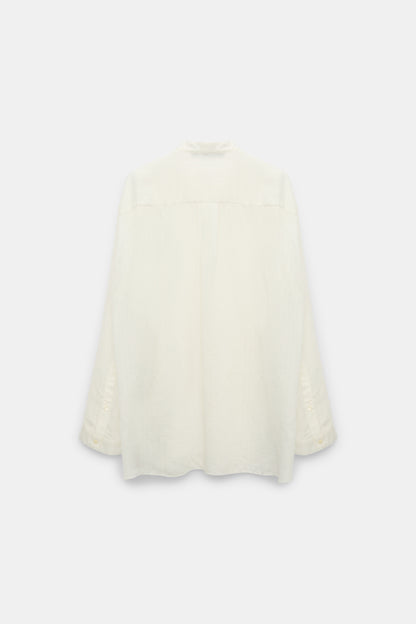 DOROTHEE SCHUMACHER【オケージョン/シルク混/フリル/Iライン】ボウタイブラウス　GG5616-44