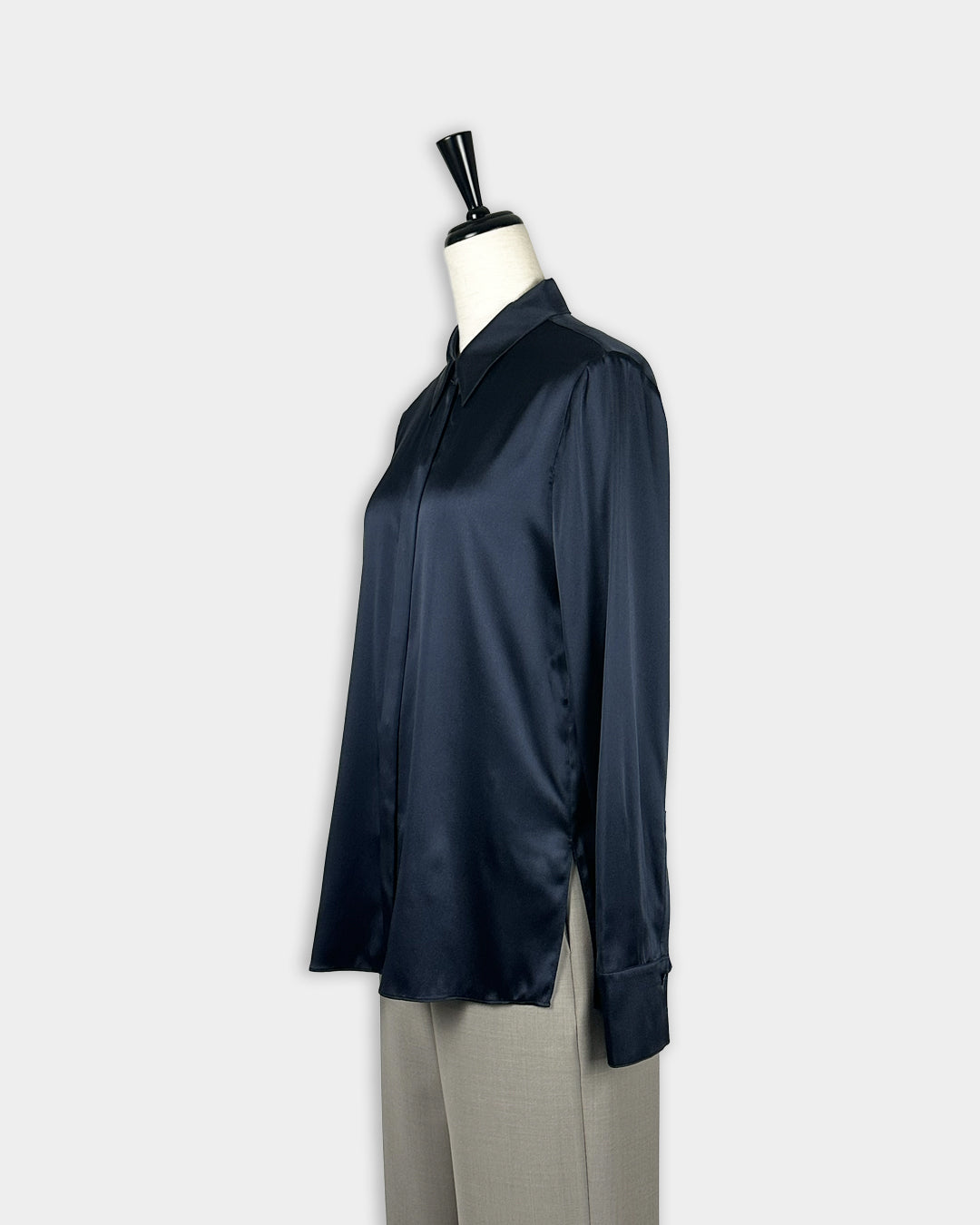 DOROTHEE SCHUMACHER【シルクストレッチ/フォーマル/ネイビー/美