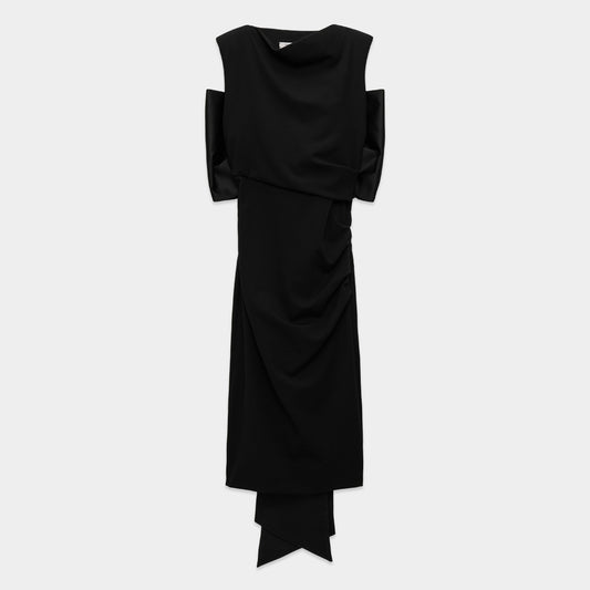 DOROTHEE SCHUMACHER【リボンドレス/ブラックドレス/パーティ/オケージョン】リボンドレス　GH5503-14