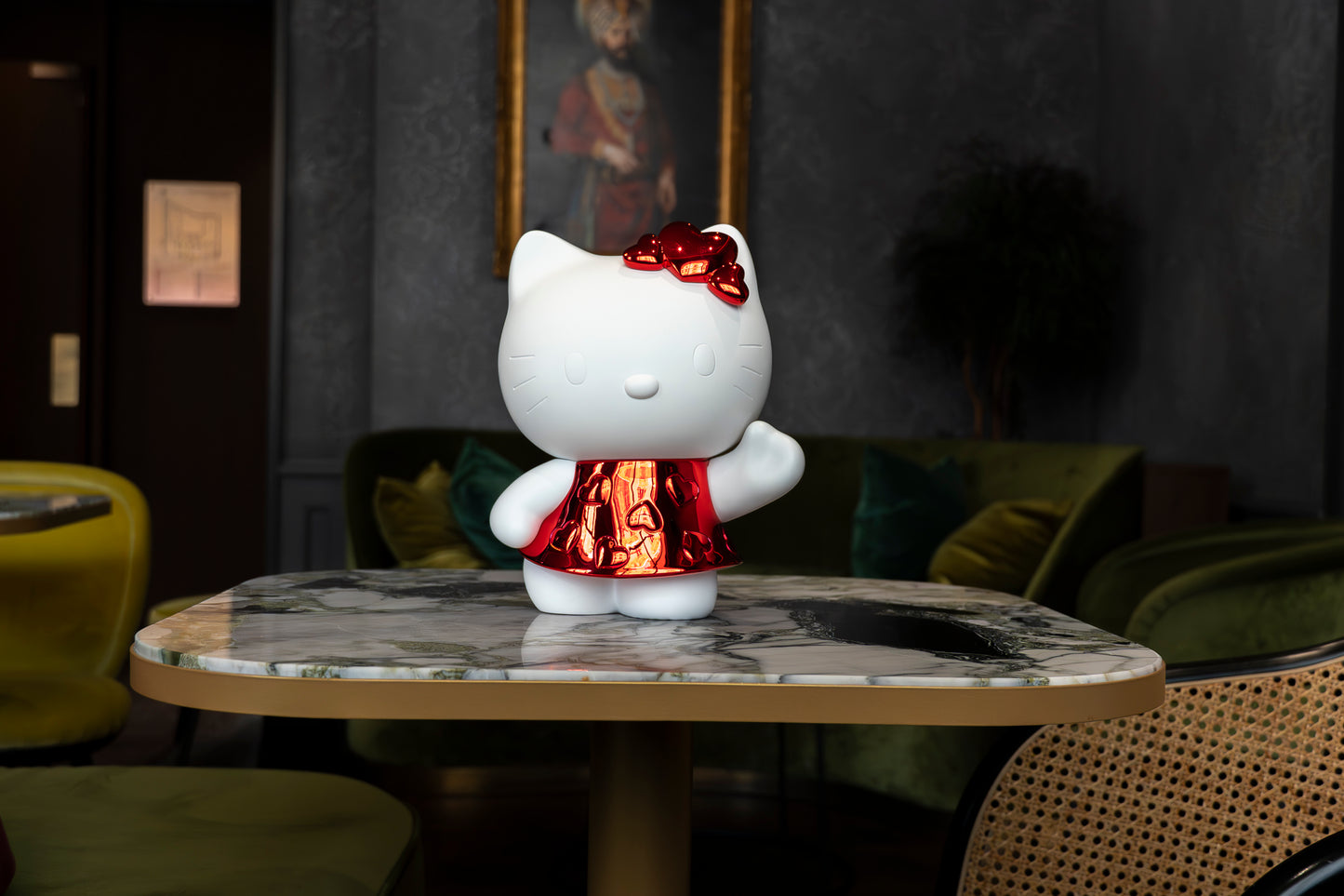 LEBLON DELIENNE【HelloKittyHeart♡White&Red/ハローキティ/グロッシーレッド/Small27センチ】 LHHKHW-27