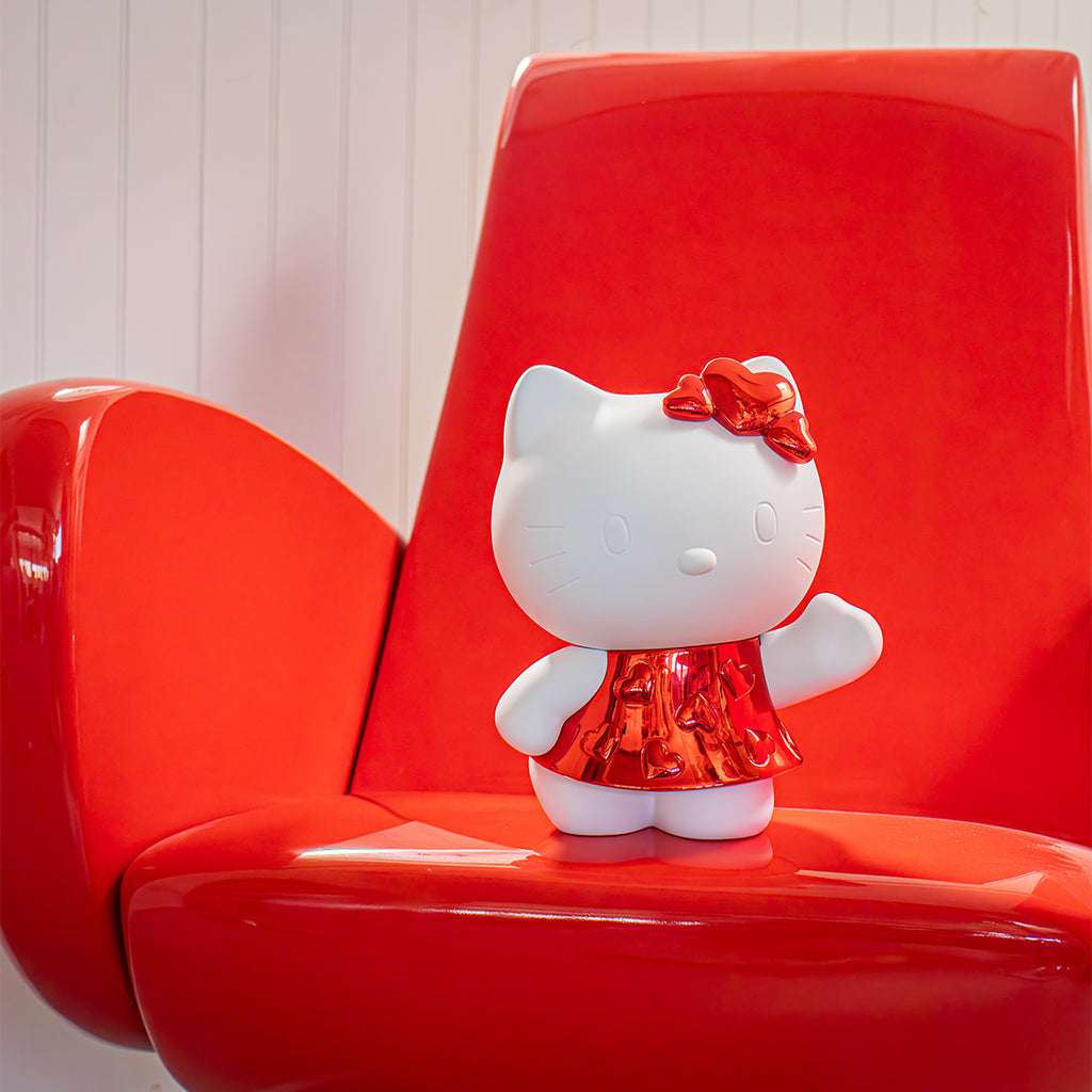 LEBLON DELIENNE ルブロン デリエンヌ【HelloKittyHeart♡White&Red/ハローキティ/グロッシーレッド/Small27センチ】 LHHKHW-27