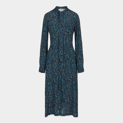 ICEBERG【雑誌掲載品/PICK UP!/レーヨン/リボン/ベルト】ベルト付きプリントワンピース　IH0507-17