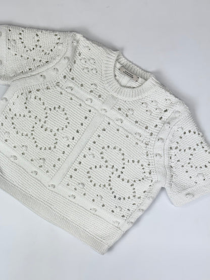 【PICK UP！】DOROTHEE SCHUMACHER　【コットン/サマーニット/デザイン/キュート】プルオーバー　GG5723-08