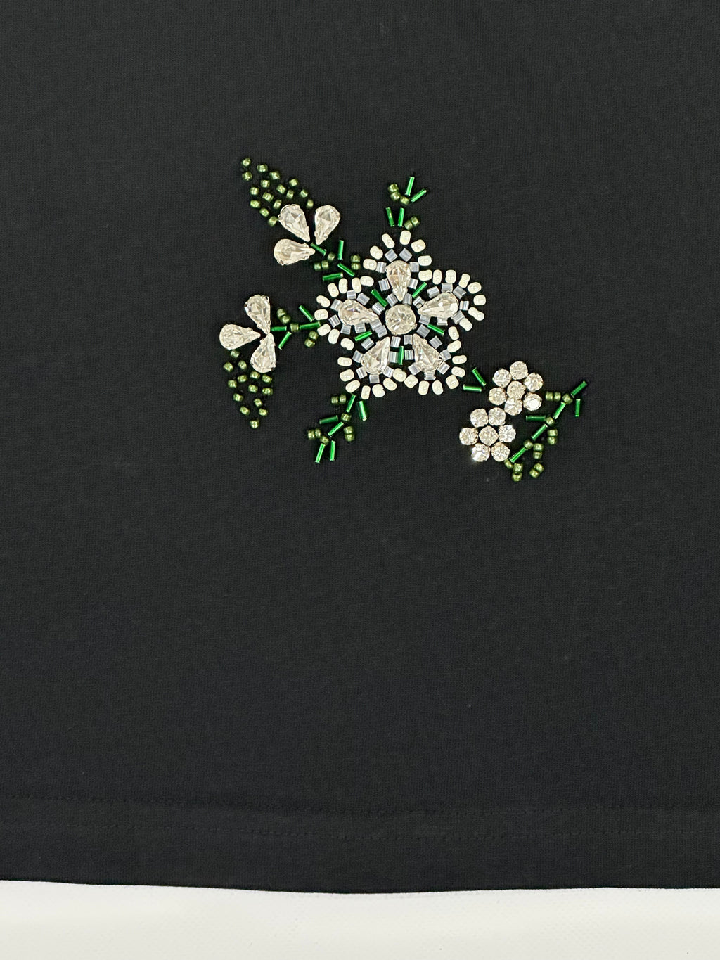 【PICK UP!】SEVENTY VENEZIA　【オーバーサイズ/スパンコール/ブラック/コットン100％】カットソー　SG0808-78