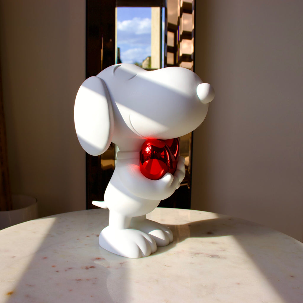 LEBLON DELIENNE ルブロンデリエンヌ【SnoopyHeart♡/マットホワイト×クロームレッド/スヌーピーハート/Peanuts/Small27センチ】 LHSSHW-27