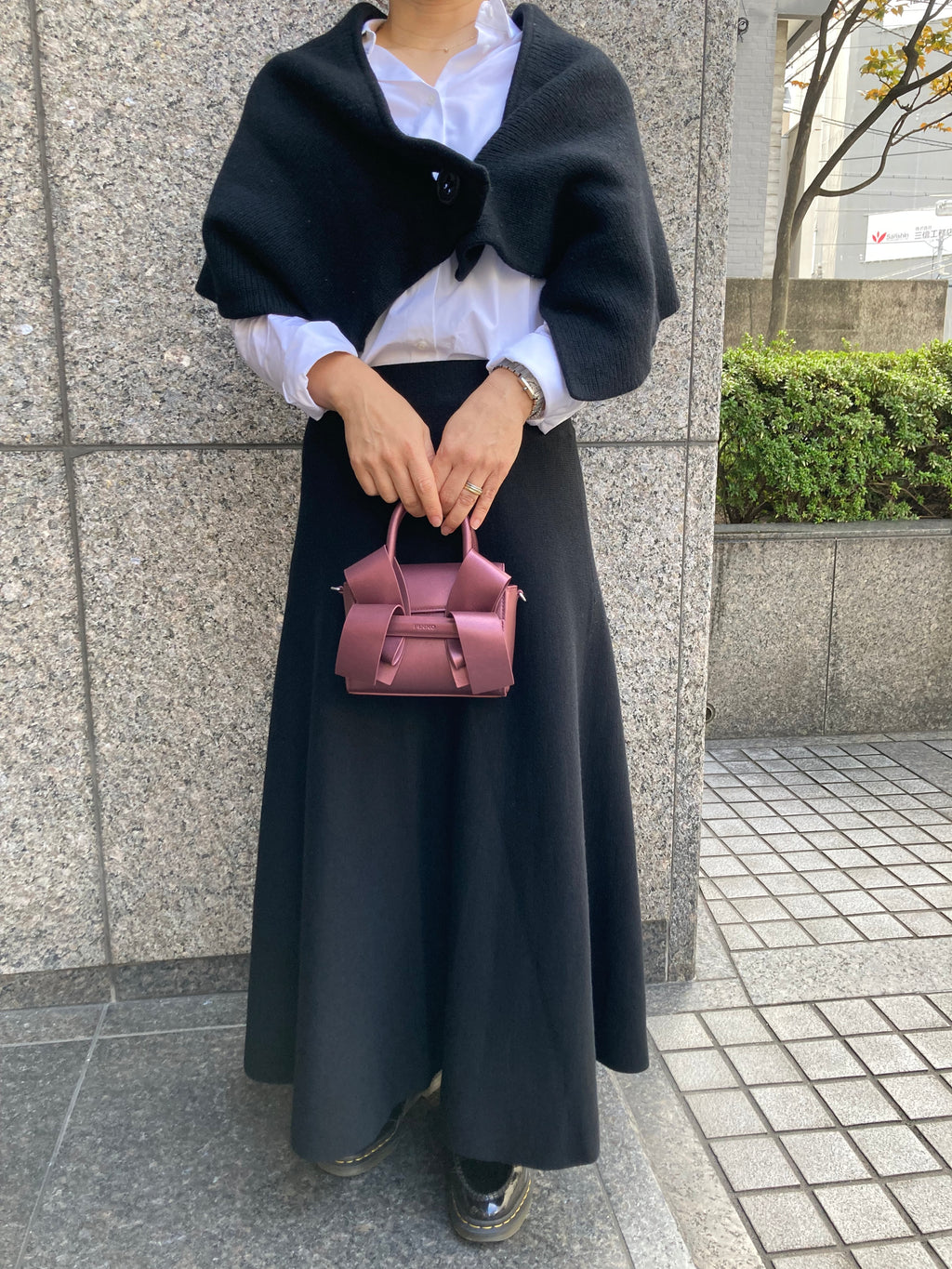 PINKO【オケージョン/セレモニー/ハンドバッグ/ミニバッグ】レザーリボンショルダー　PD9903-03