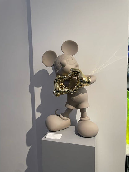 LEBLON DELIENNE【MickeyWithLove/ミッキーウィズラブ/マットホワイト＆シルバー/Small30センチ】 LHDMLW-30