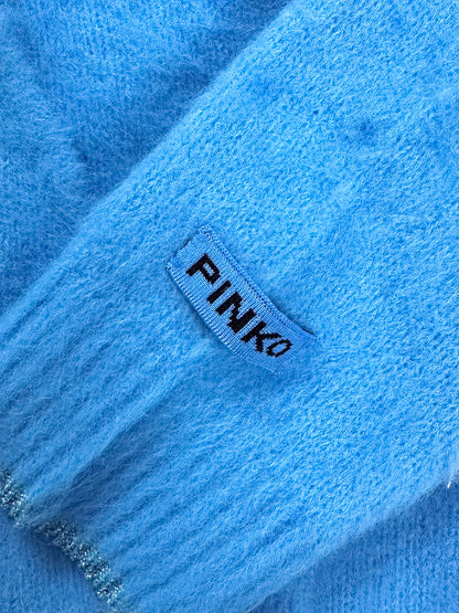 PINKO【SALE】PICK UP!残り1点【60％OFF/ショートカーデ/カラーニット/トレンド/ロゴ】ショートカーディガン　PF9701-09