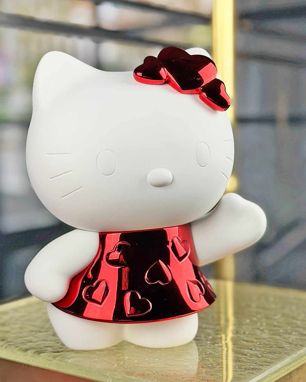 LEBLON DELIENNE ルブロン デリエンヌ【HelloKittyHeart♡White&Red/ハローキティ/グロッシーレッド/Small27センチ】 LHHKHW-27